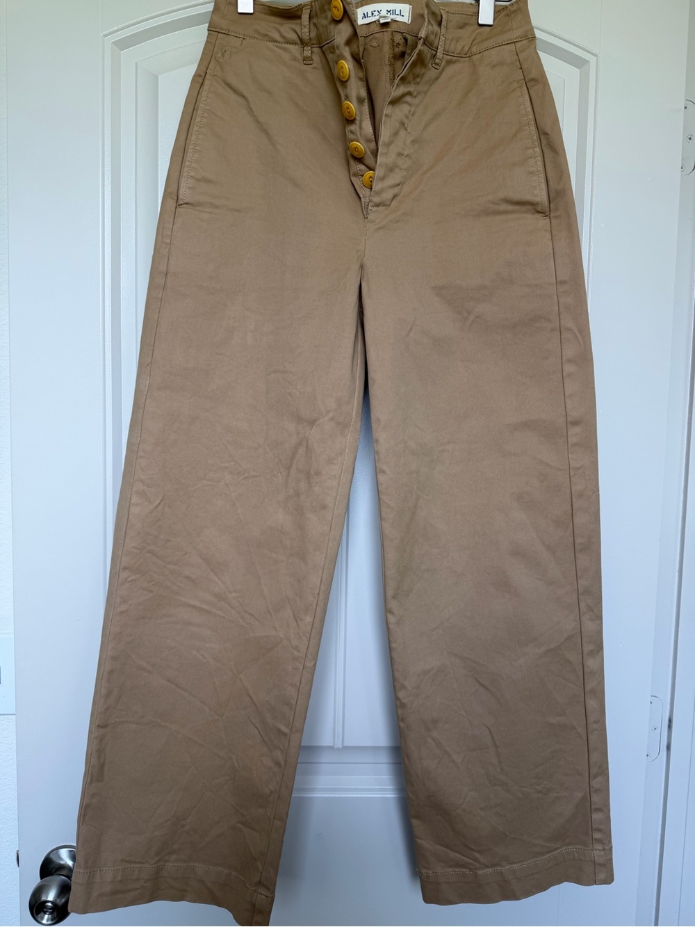 Alex Mill tan trousers